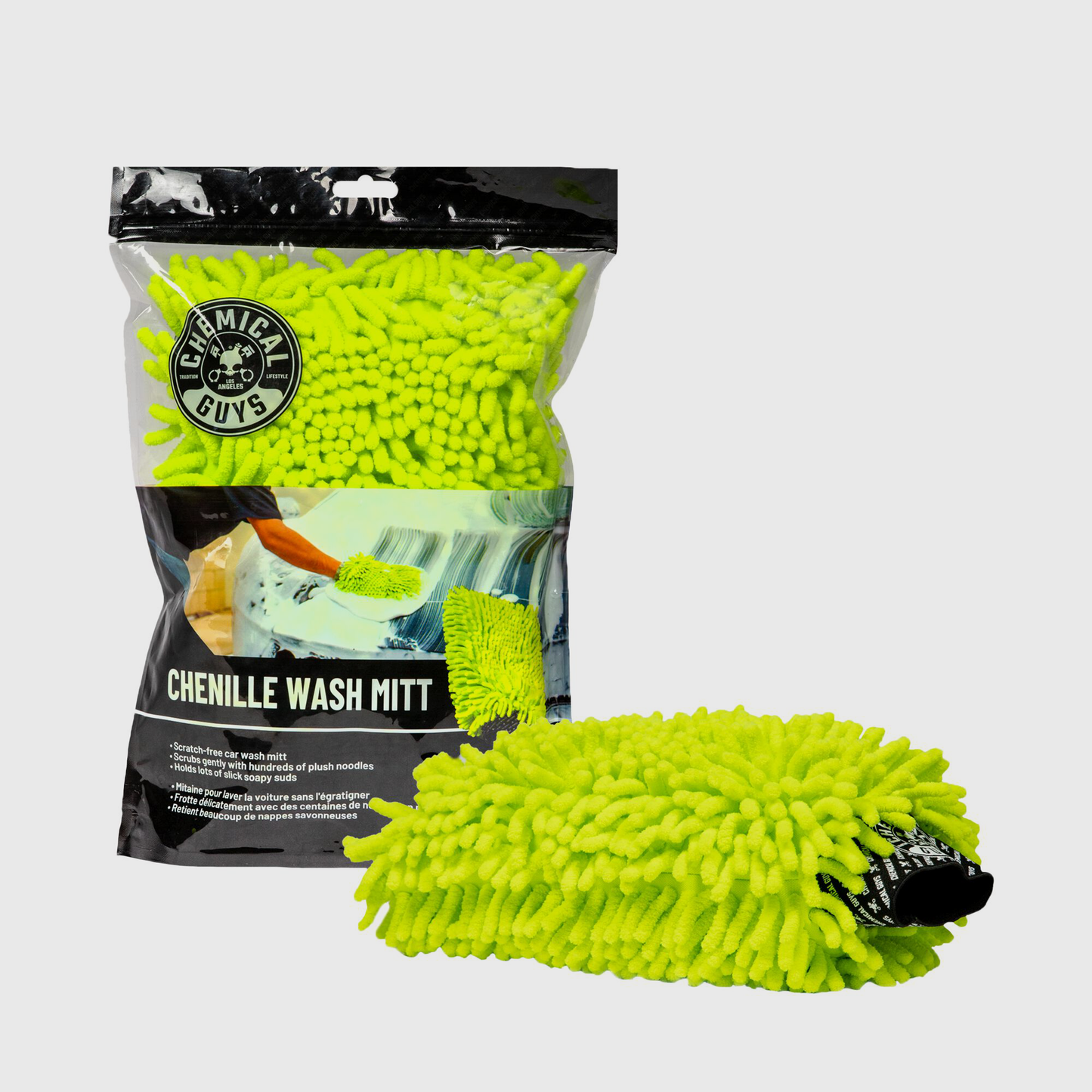 Chemical Guys Chenille Scratch-Free Microfiber Wash Mitt