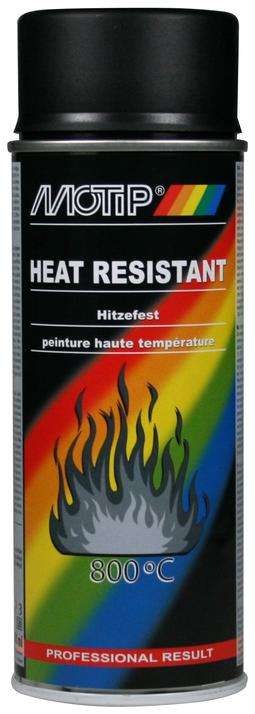Motip Varmebestandig lakk svart 400ml
