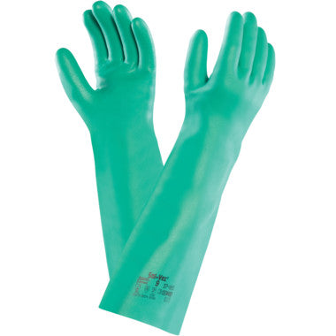 Solvex nitril gloves green 1par
